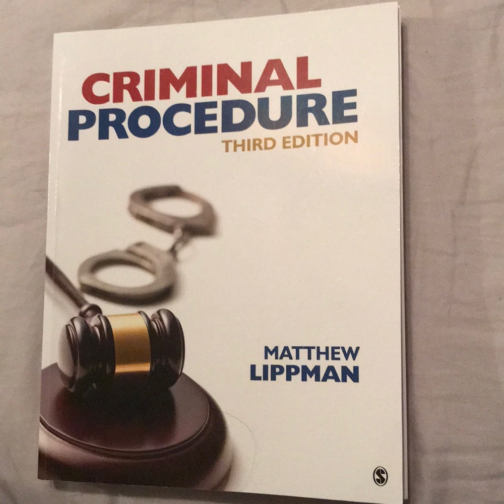 Criminal procedure third edition textbook